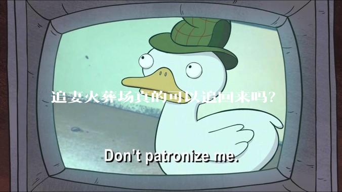 追妻火葬场真的可以追回来吗？